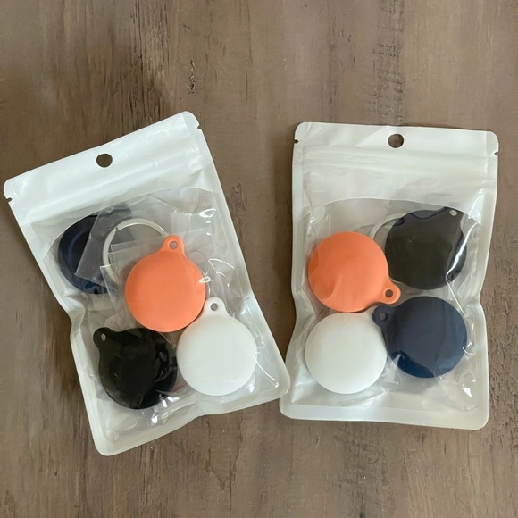 8 NEW AIRTAG CASES / 2 Packs of 4 each Case for AirTag with Keychain - Picture 8 of 9